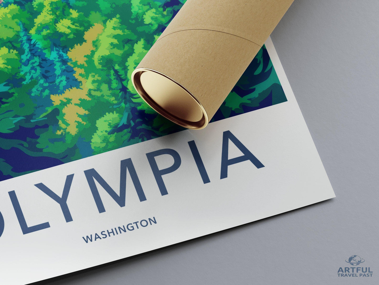 Olympia Poster | Washington Wall Art | America Decor