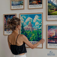 Olympia Poster | Washington Wall Art | America Decor