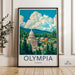 Olympia Poster | Washington Wall Art | America Decor