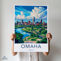 Omaha Poster - Nebraska Wall Art