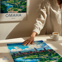 Omaha Poster - Nebraska Wall Art