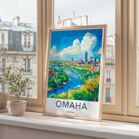 Omaha Poster - Nebraska Wall Art