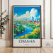 Omaha Poster - Nebraska Wall Art