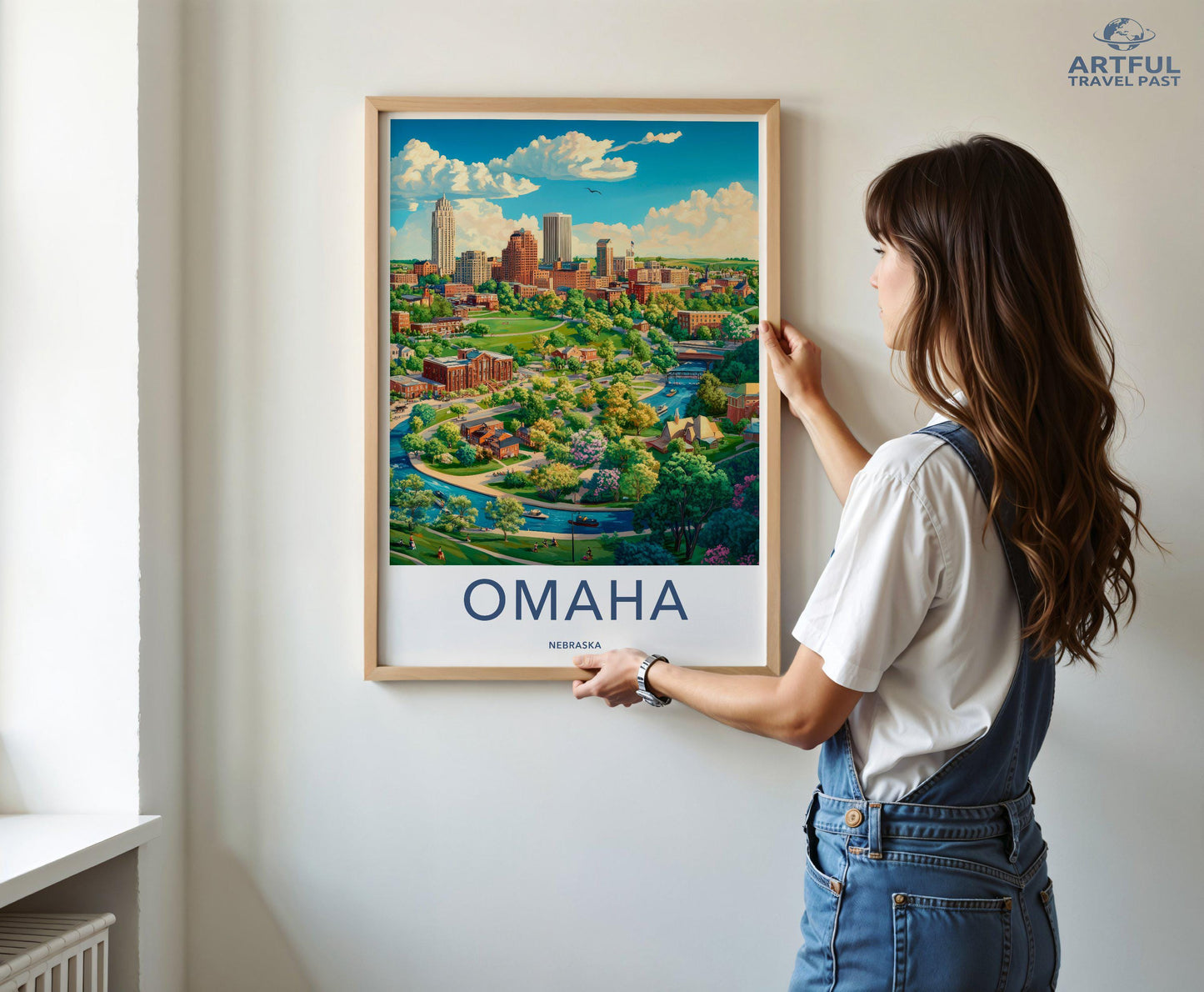Omaha Poster - Nebraska Wall Art