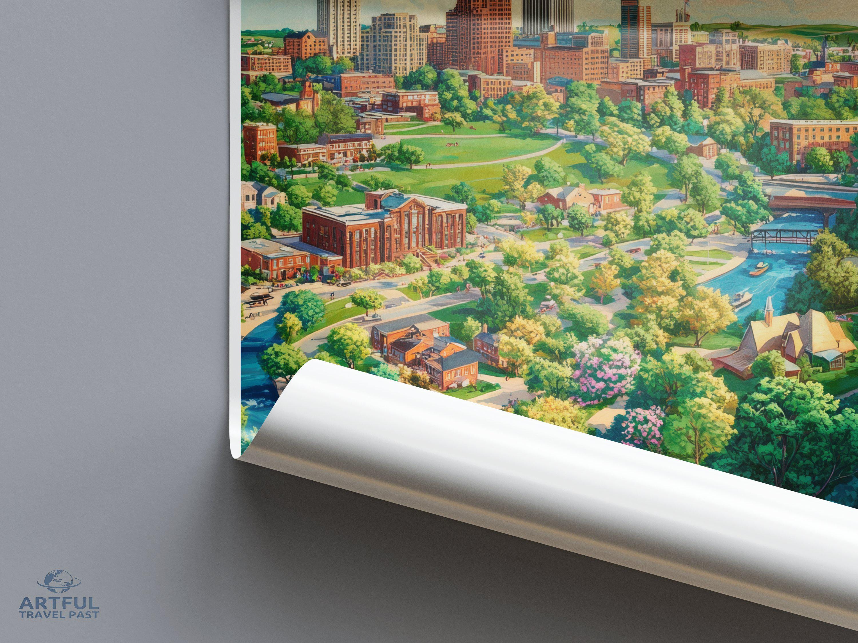 Omaha Poster - Nebraska Wall Art