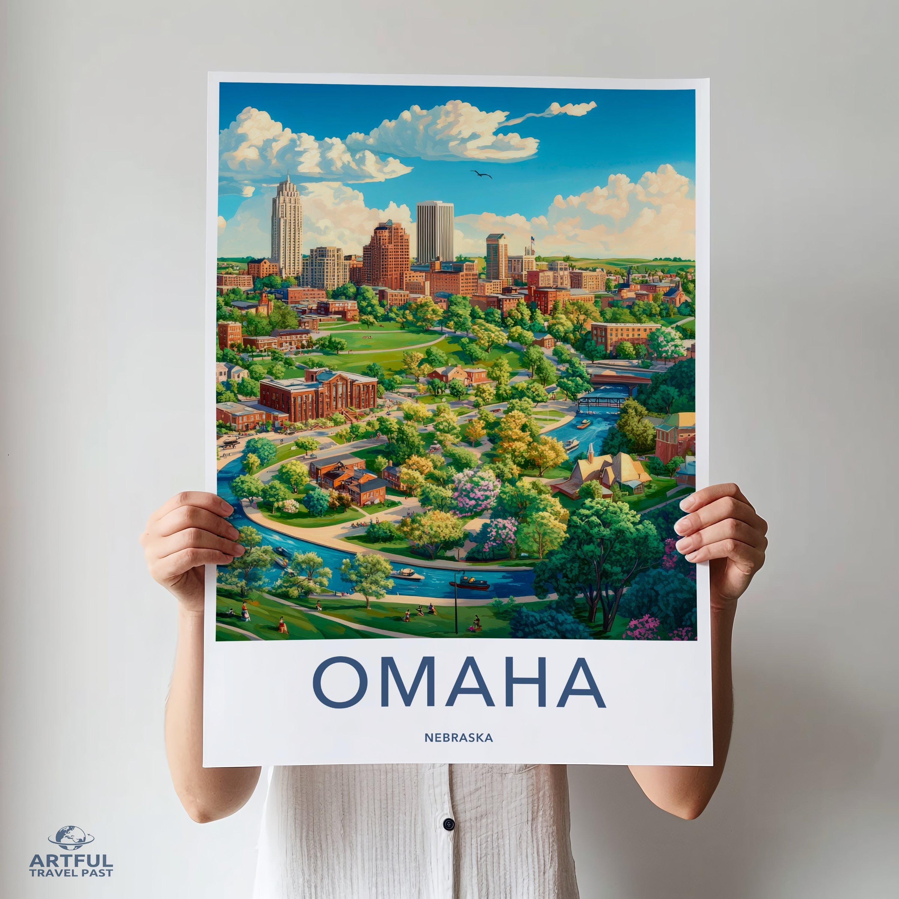 Omaha Poster - Nebraska Wall Art