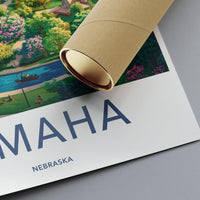 Omaha Poster - Nebraska Wall Art
