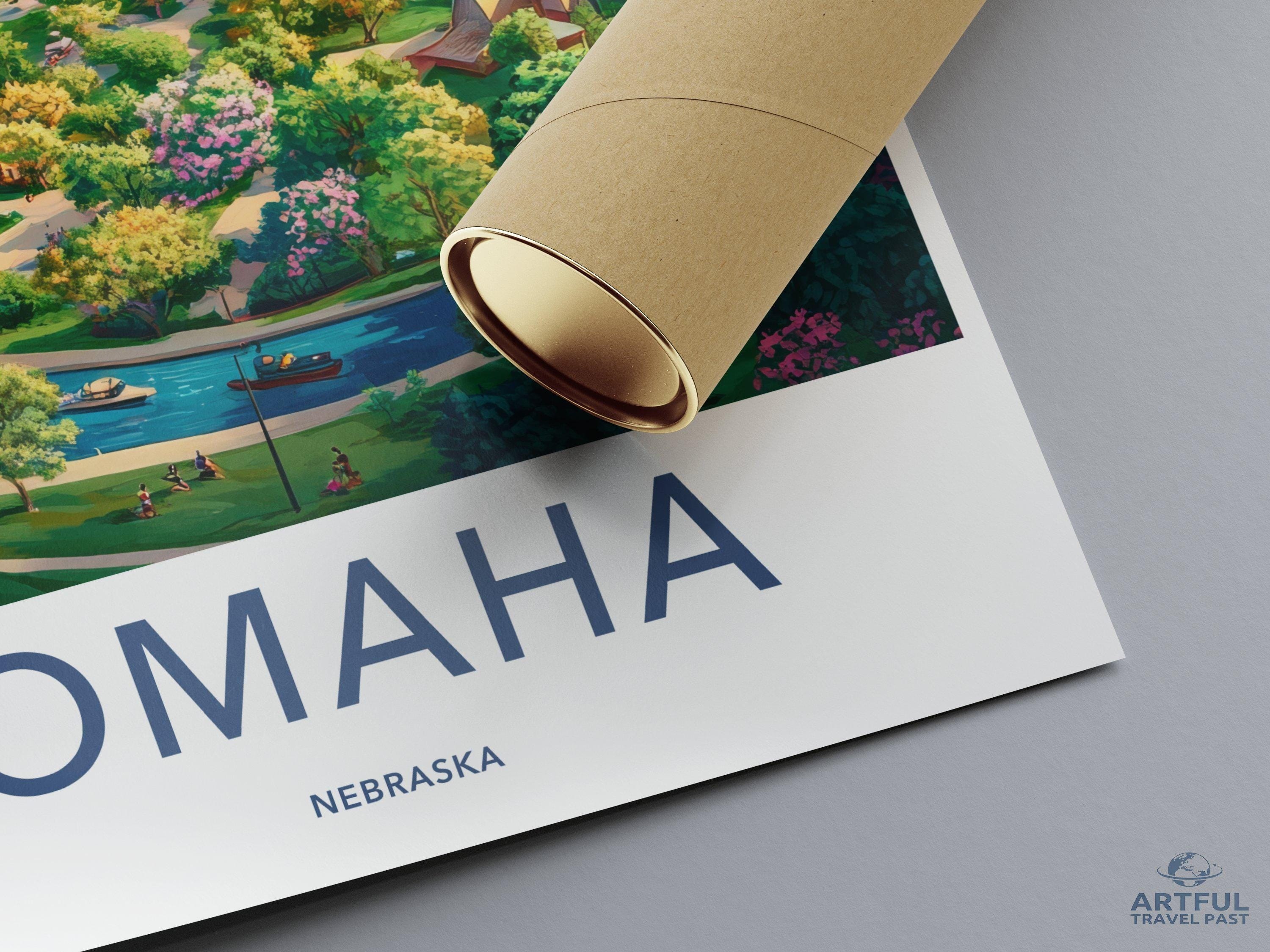 Omaha Poster - Nebraska Wall Art
