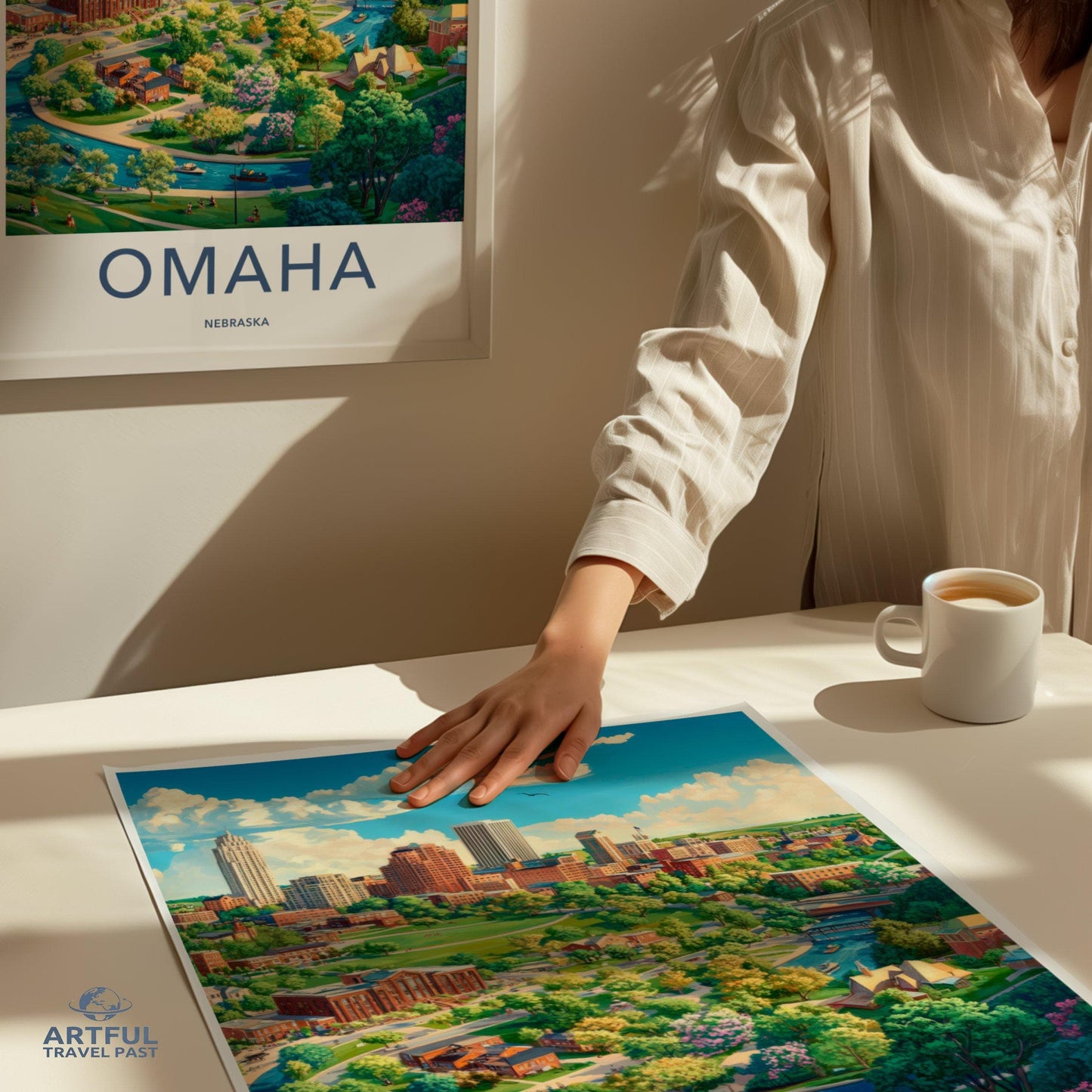 Omaha Poster - Nebraska Wall Art