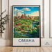 Omaha Poster - Nebraska Wall Art