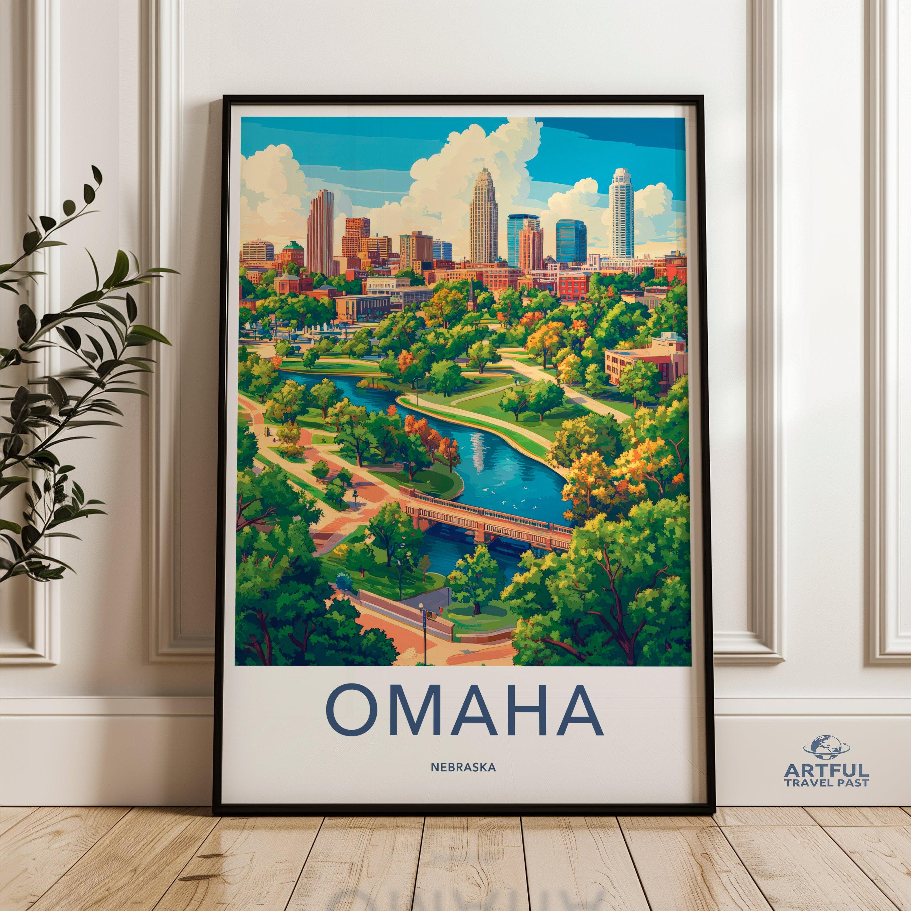 Omaha Poster - Nebraska Wall Art
