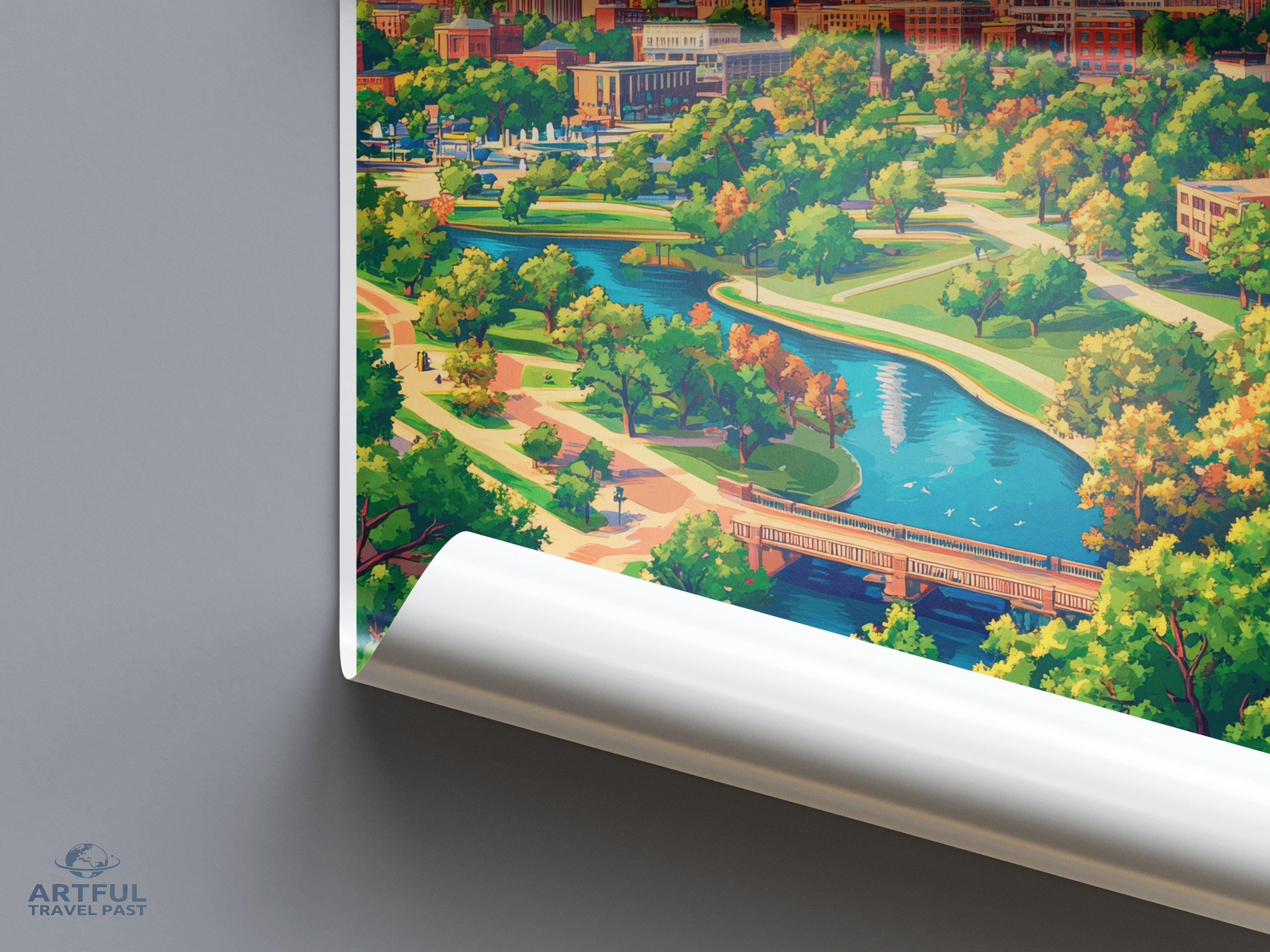 Omaha Poster - Nebraska Wall Art