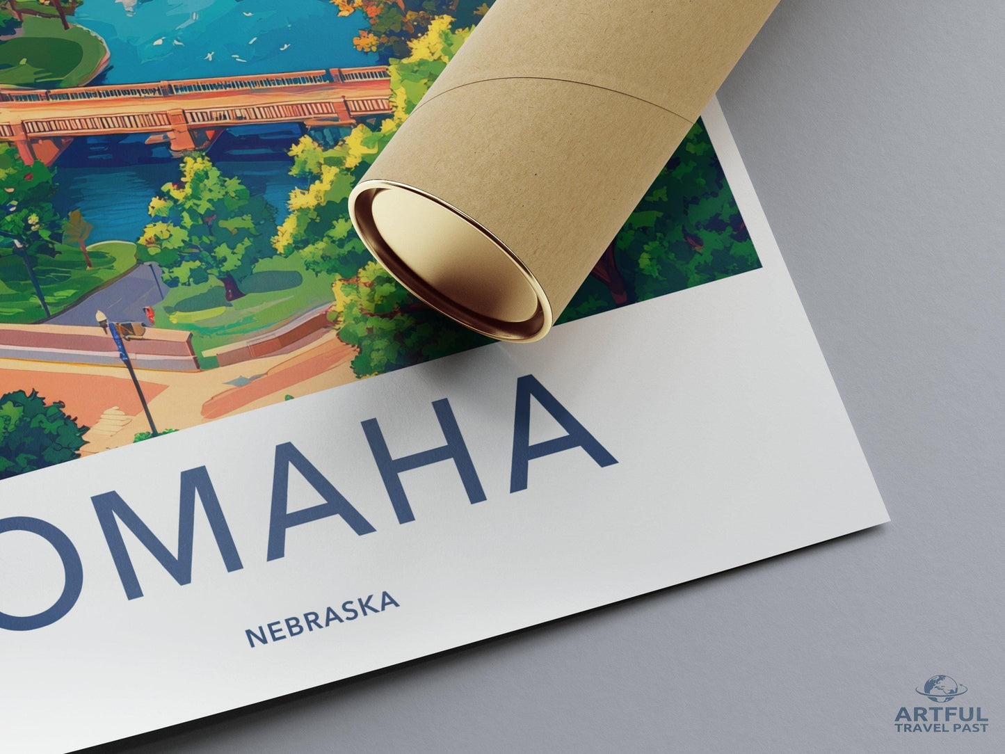 Omaha Poster - Nebraska Wall Art