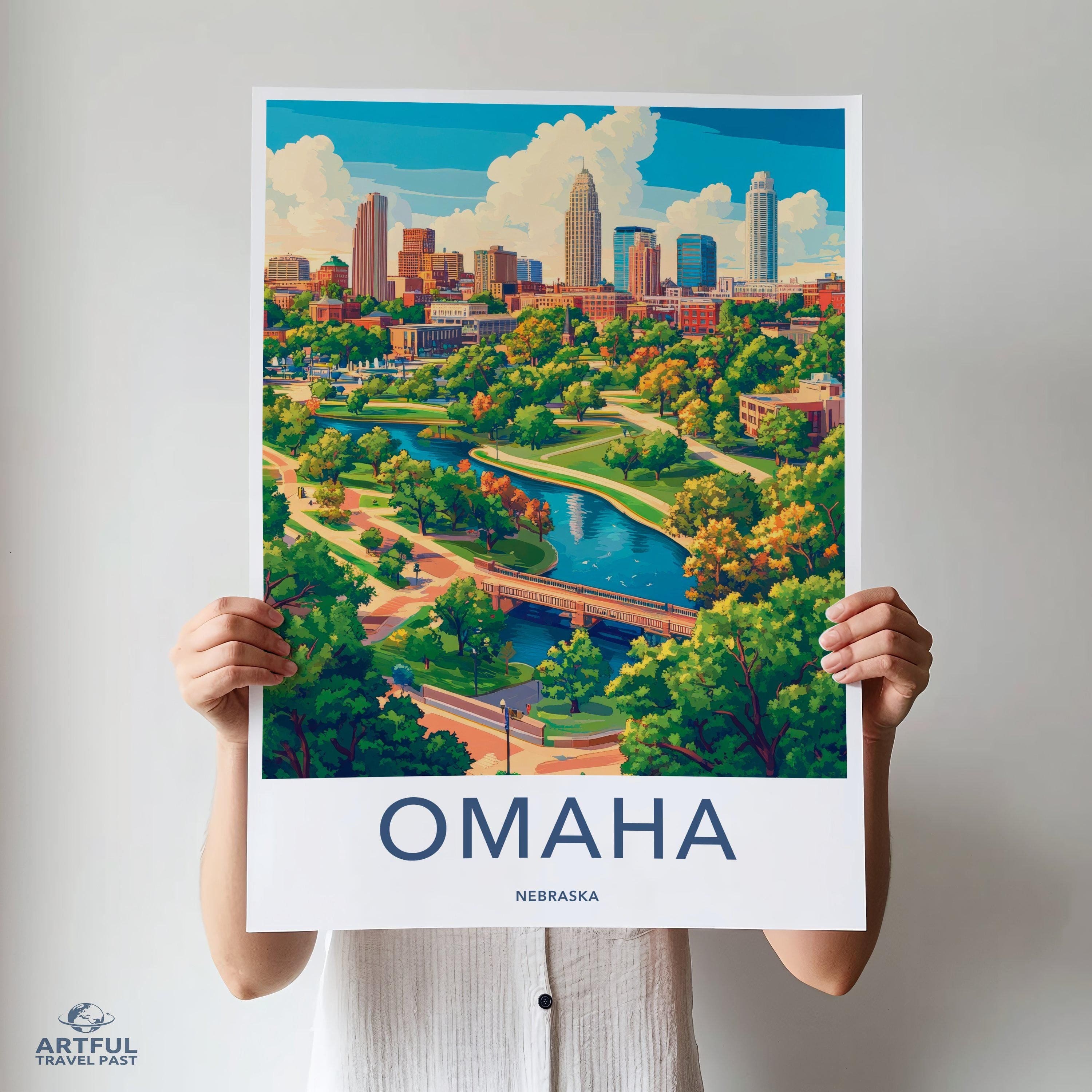 Omaha Poster - Nebraska Wall Art