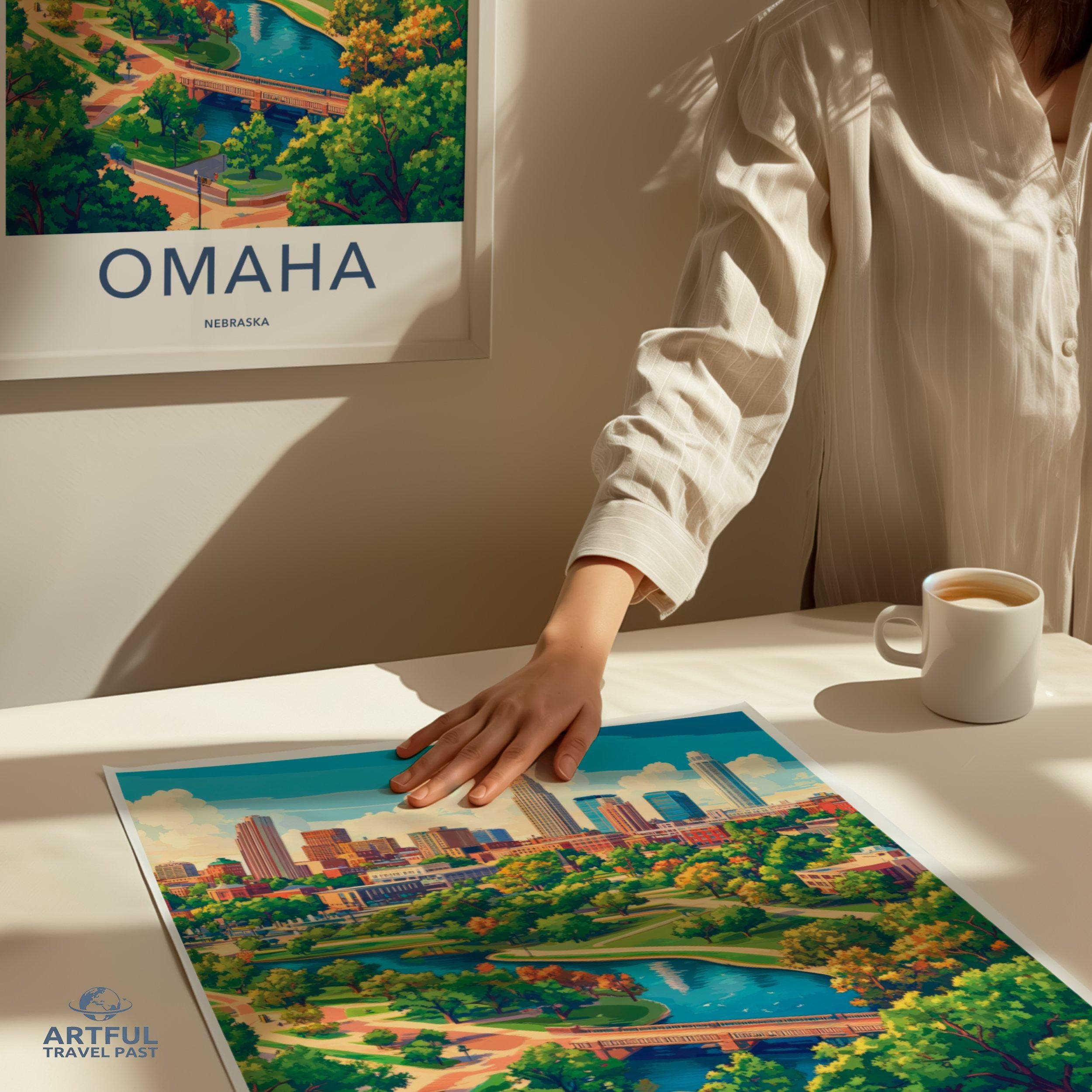 Omaha Poster - Nebraska Wall Art