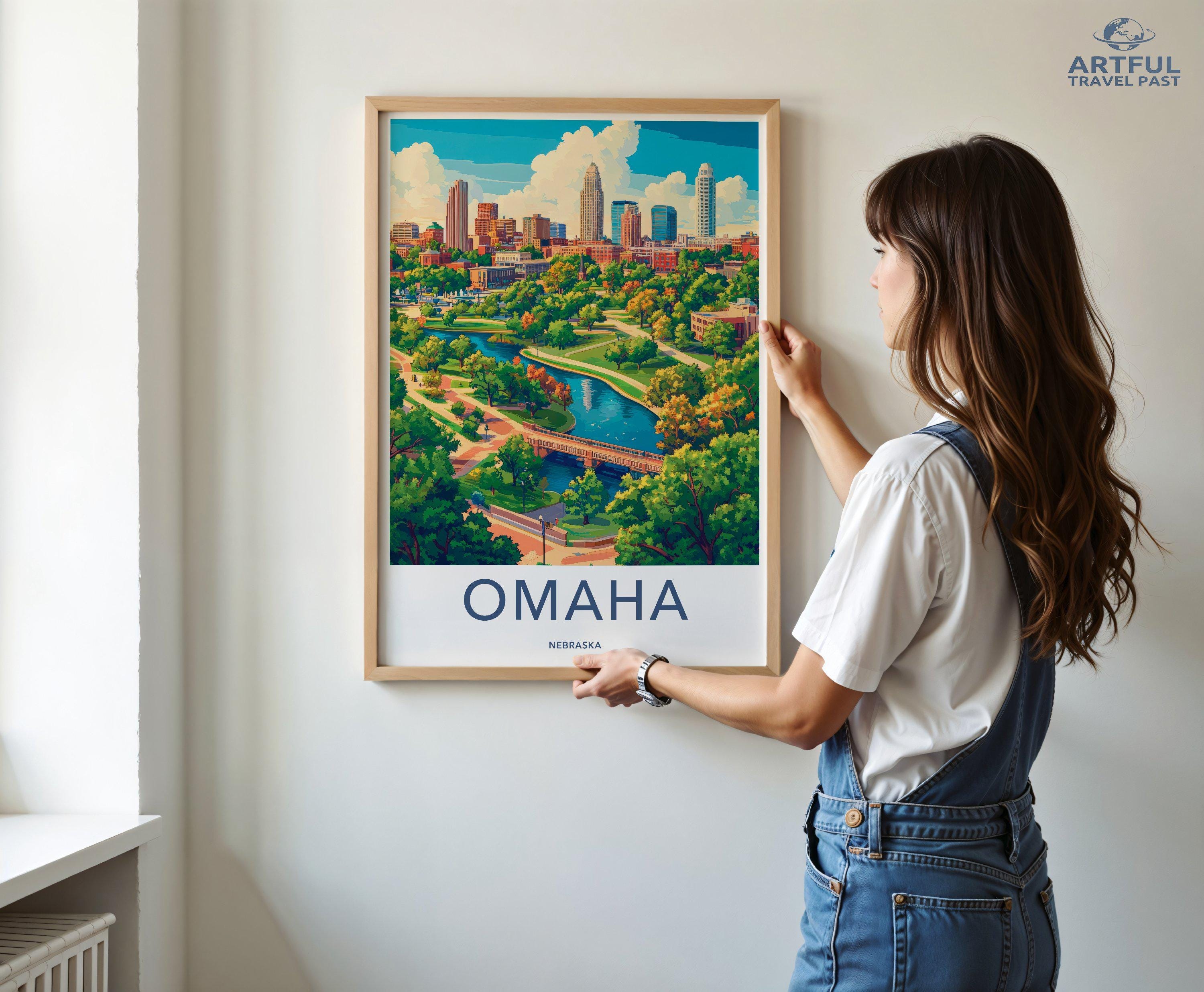 Omaha Poster - Nebraska Wall Art