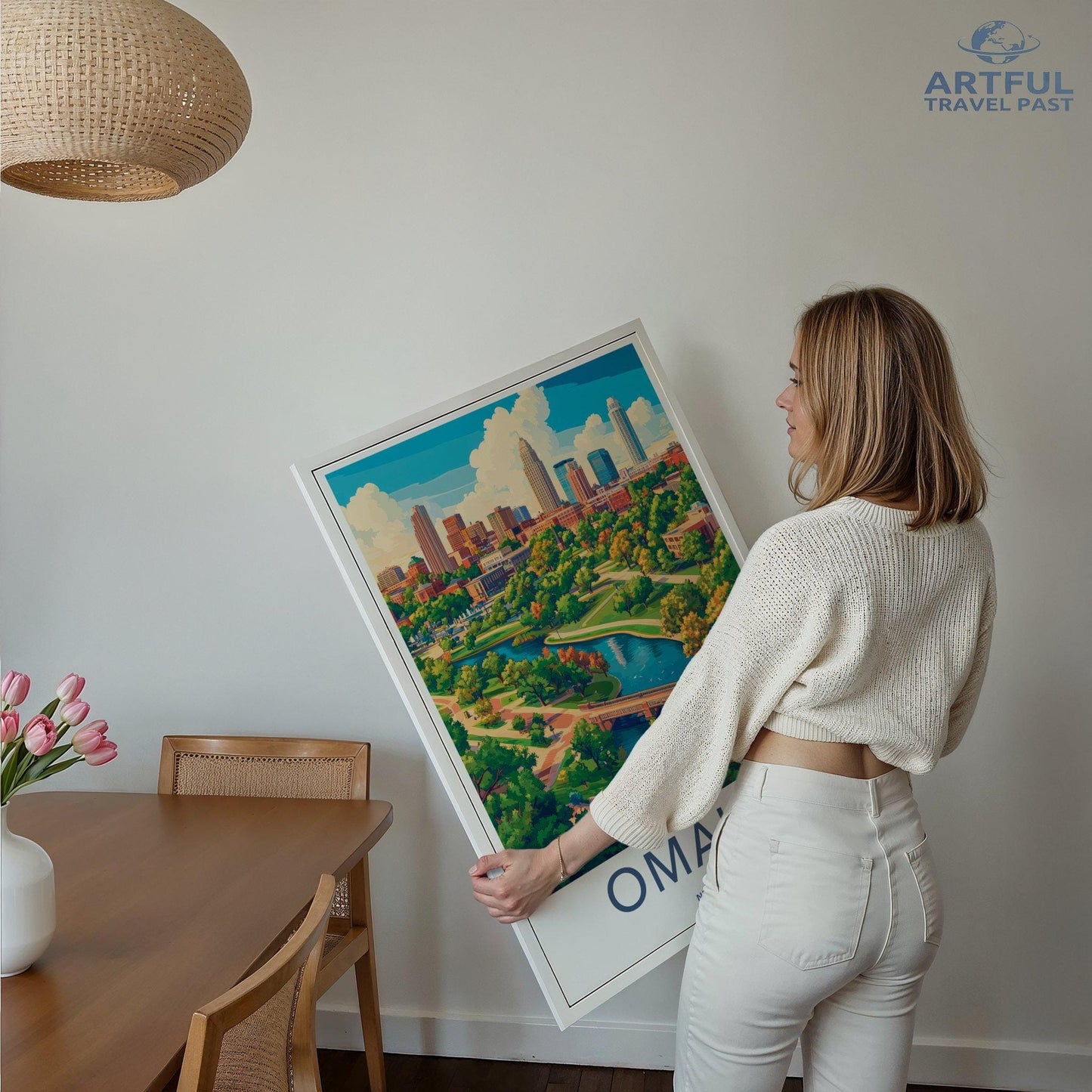 Omaha Poster - Nebraska Wall Art