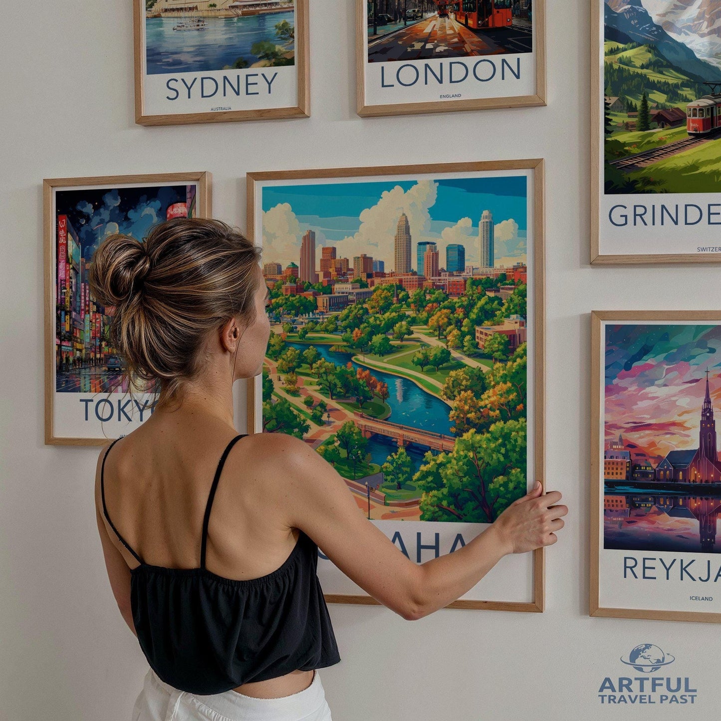 Omaha Poster - Nebraska Wall Art