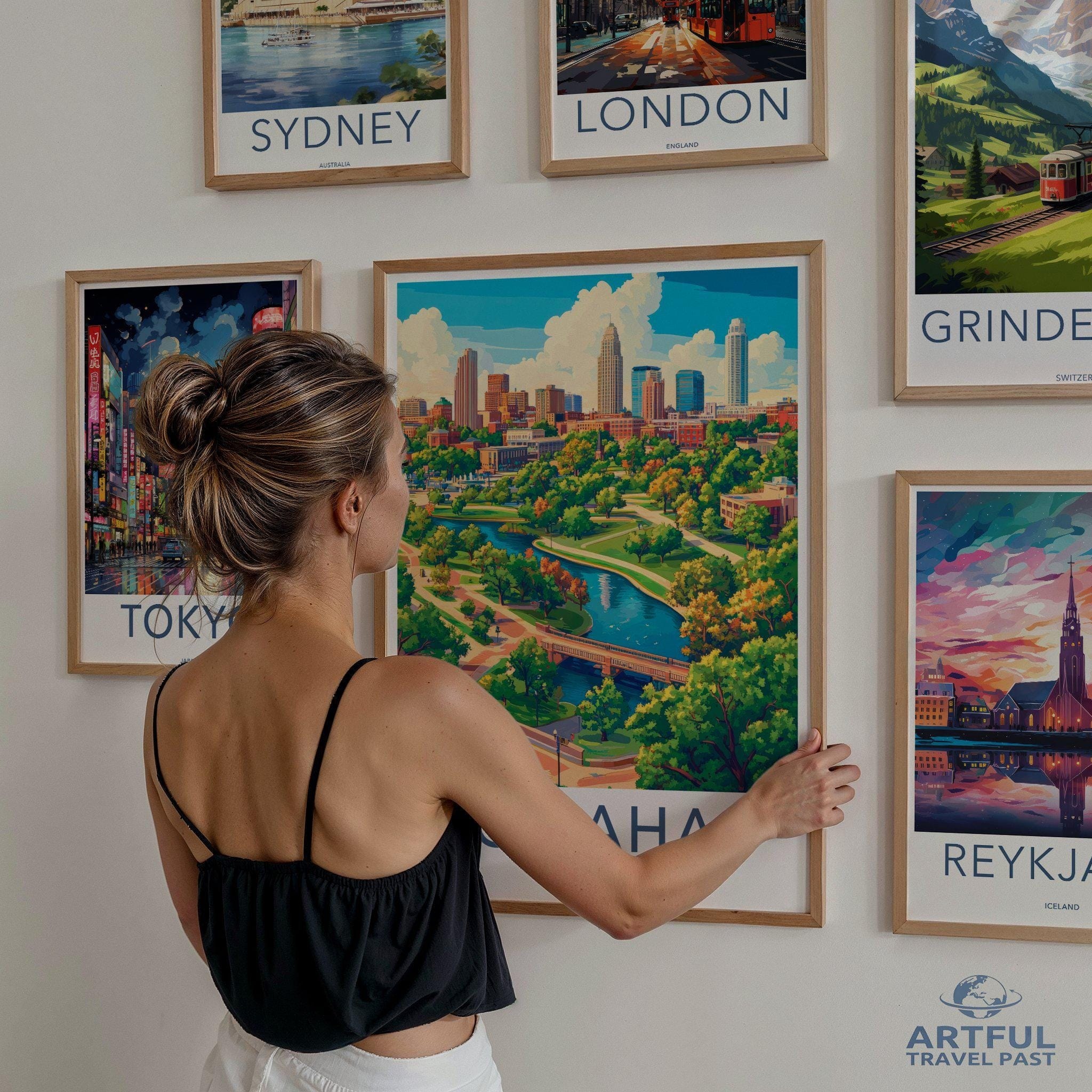 Omaha Poster - Nebraska Wall Art