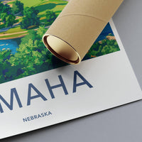 Omaha Poster - Nebraska Wall Art