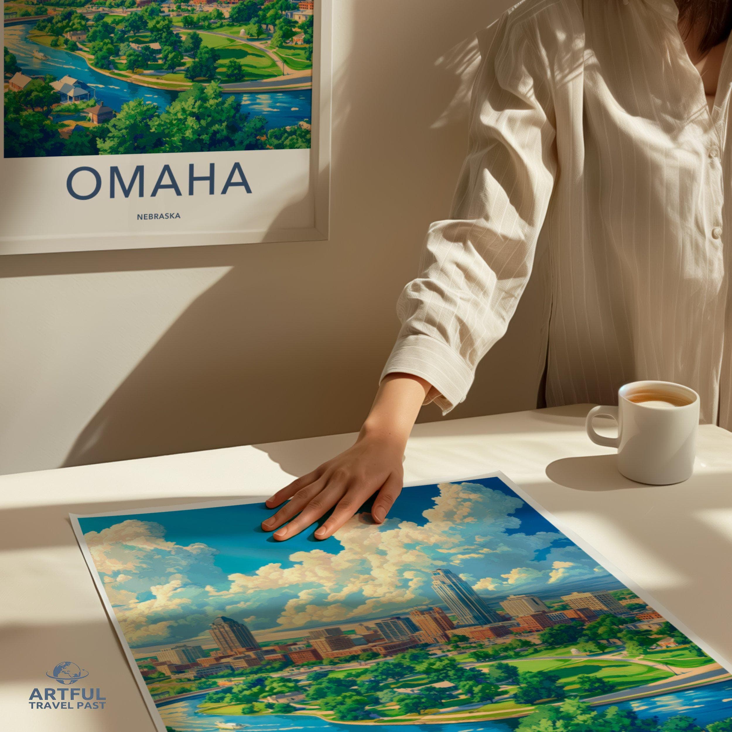 Omaha Poster - Nebraska Wall Art