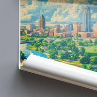 Omaha Poster - Nebraska Wall Art