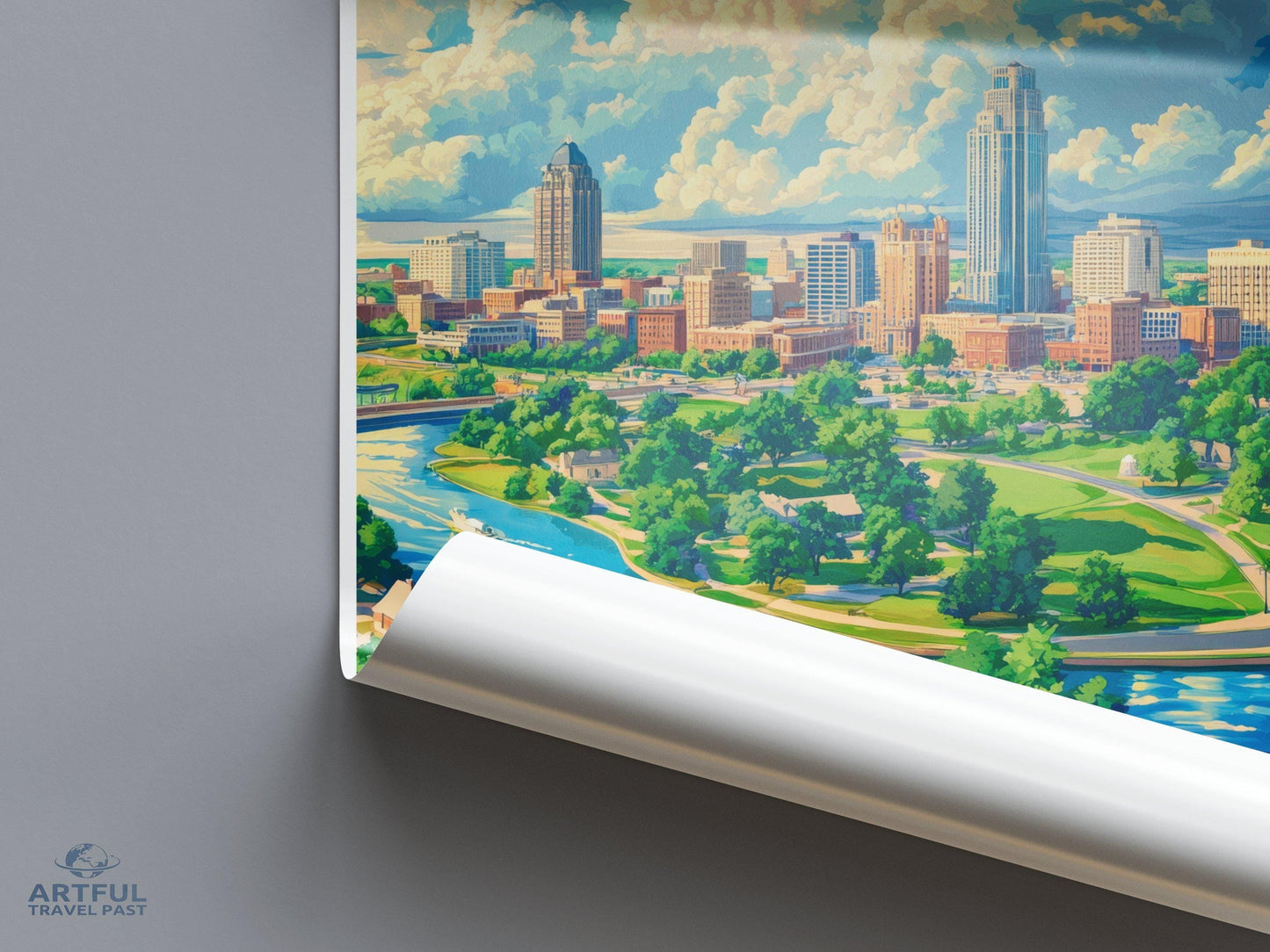 Omaha Poster - Nebraska Wall Art