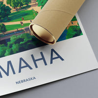 Omaha Poster - Nebraska Wall Art