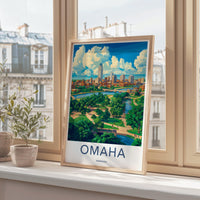 Omaha Poster - Nebraska Wall Art