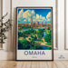 Omaha Poster - Nebraska Wall Art
