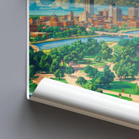 Omaha Poster - Nebraska Wall Art
