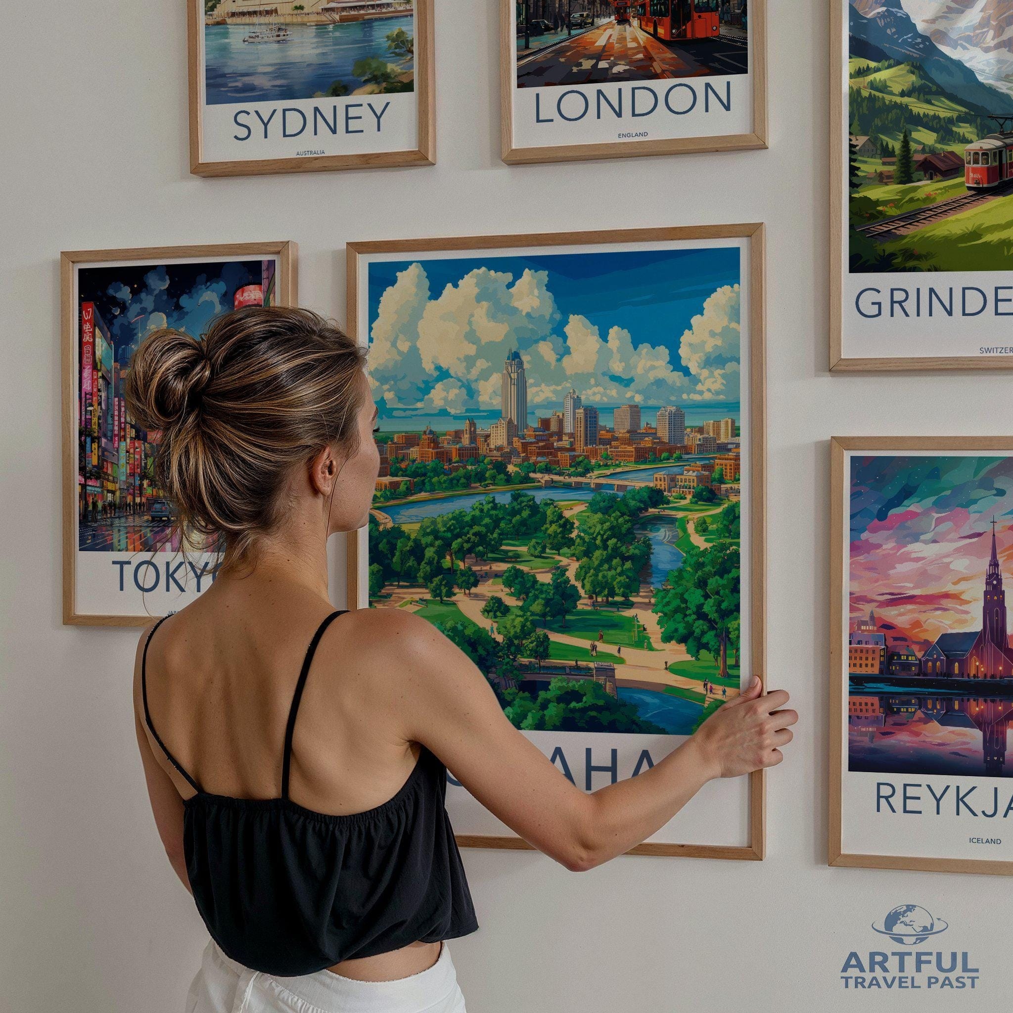 Omaha Poster - Nebraska Wall Art