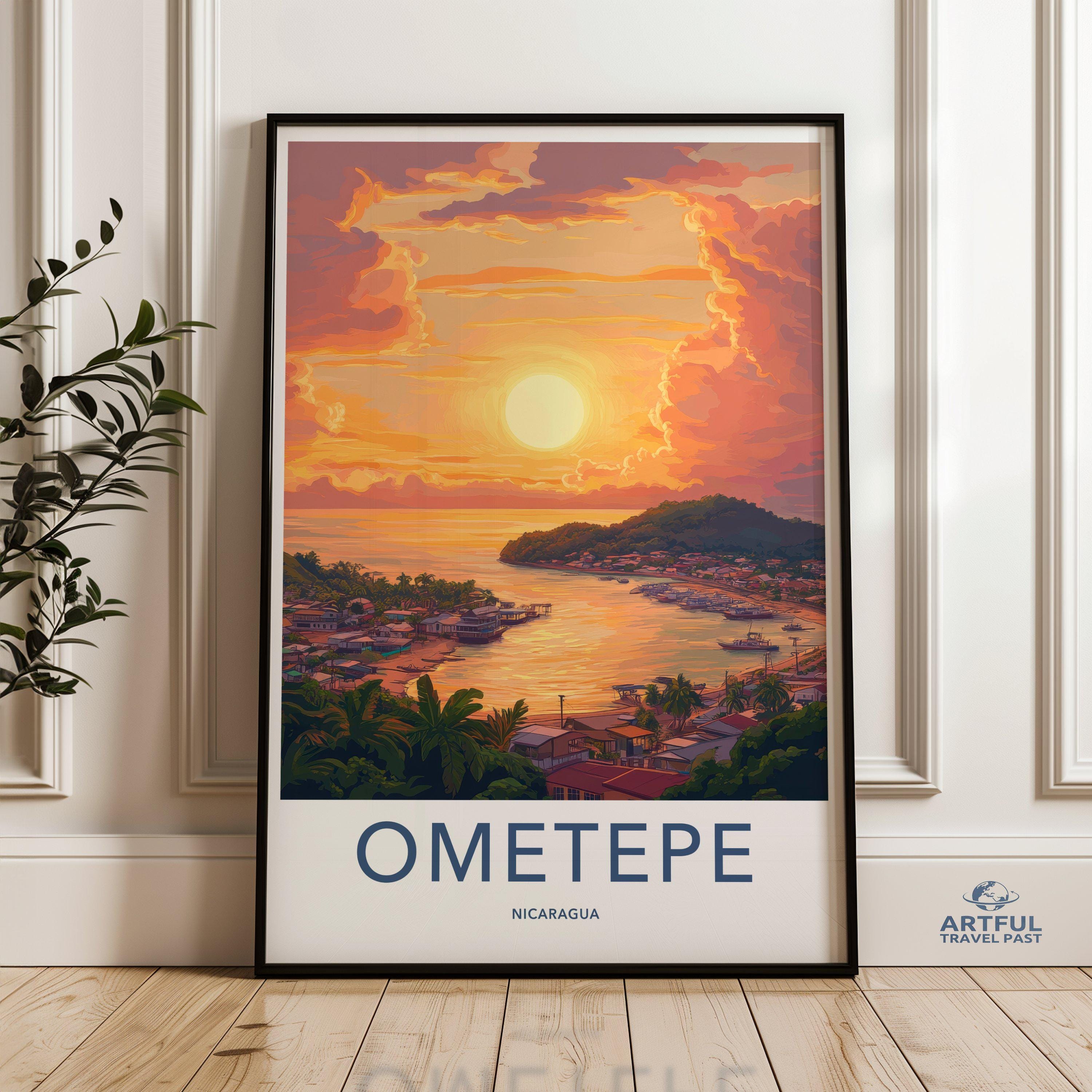 Ometepe Nicaragua Poster