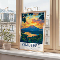 Ometepe Poster - Nicaragua Wall Art