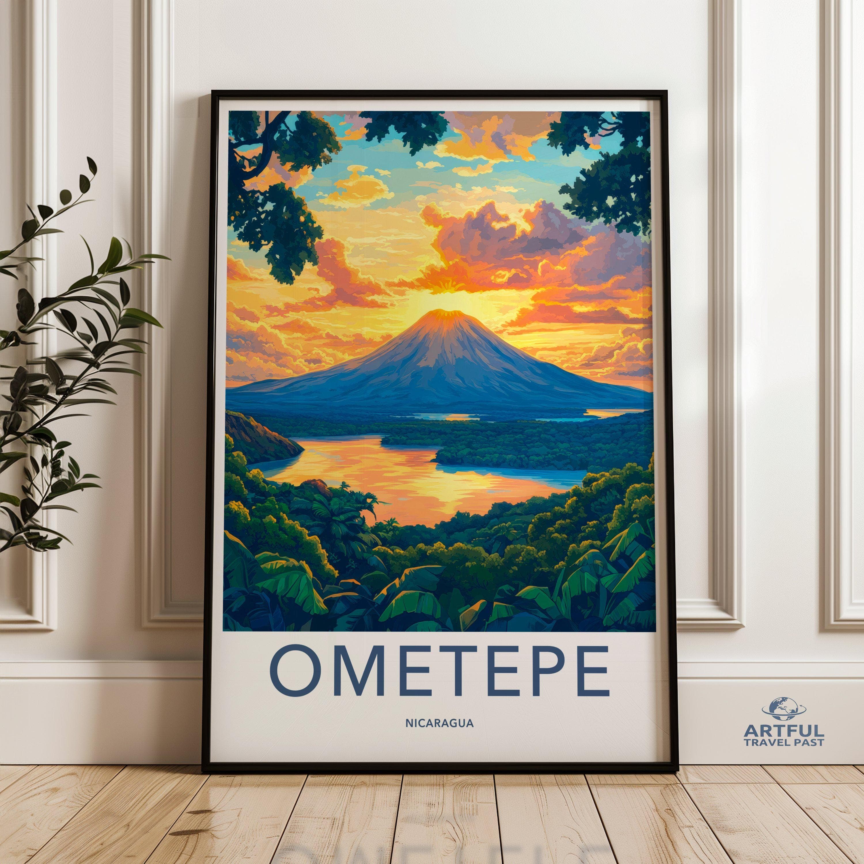 Ometepe Poster - Nicaragua Wall Art