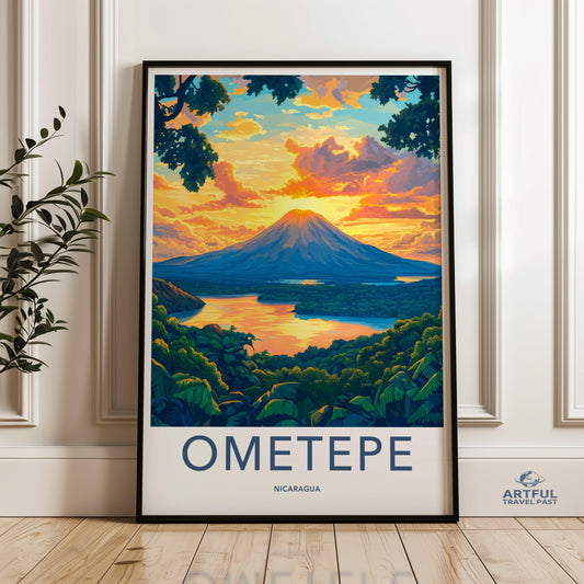 Ometepe Poster - Nicaragua Wall Art