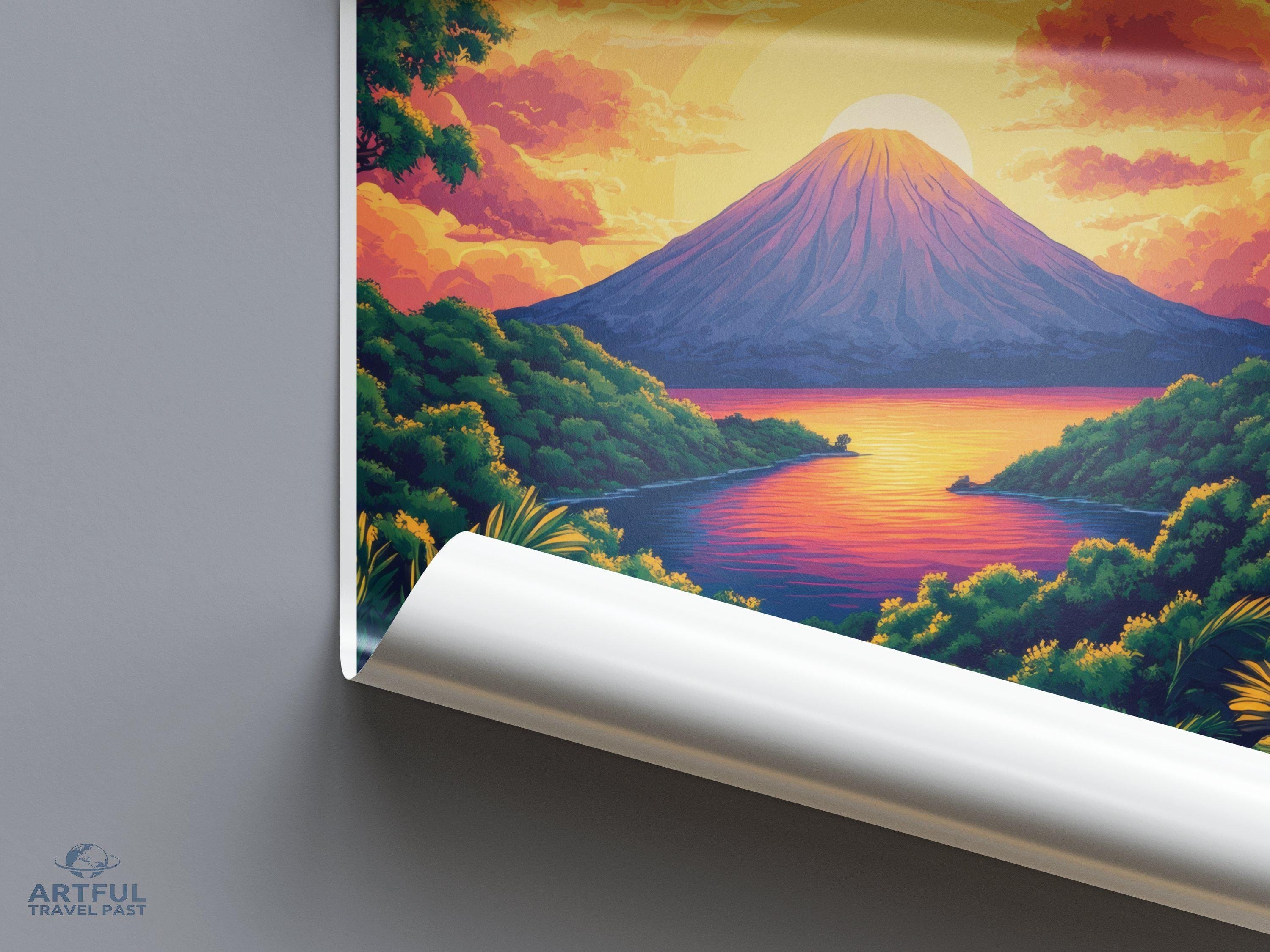 Ometepe Poster - Nicaragua Wall Art