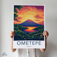 Ometepe Poster - Nicaragua Wall Art