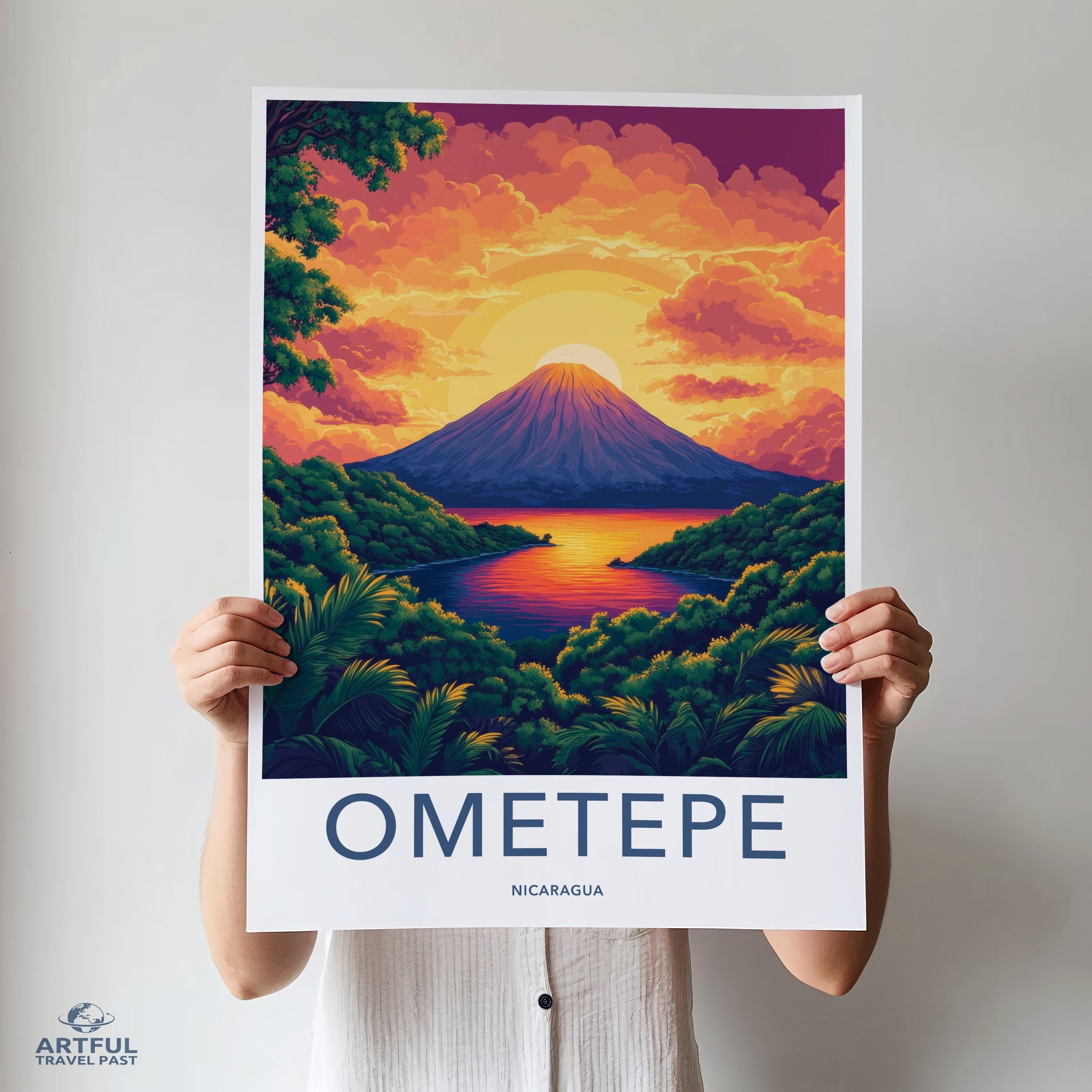Ometepe Poster - Nicaragua Wall Art