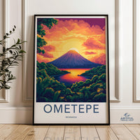 Ometepe Poster - Nicaragua Wall Art