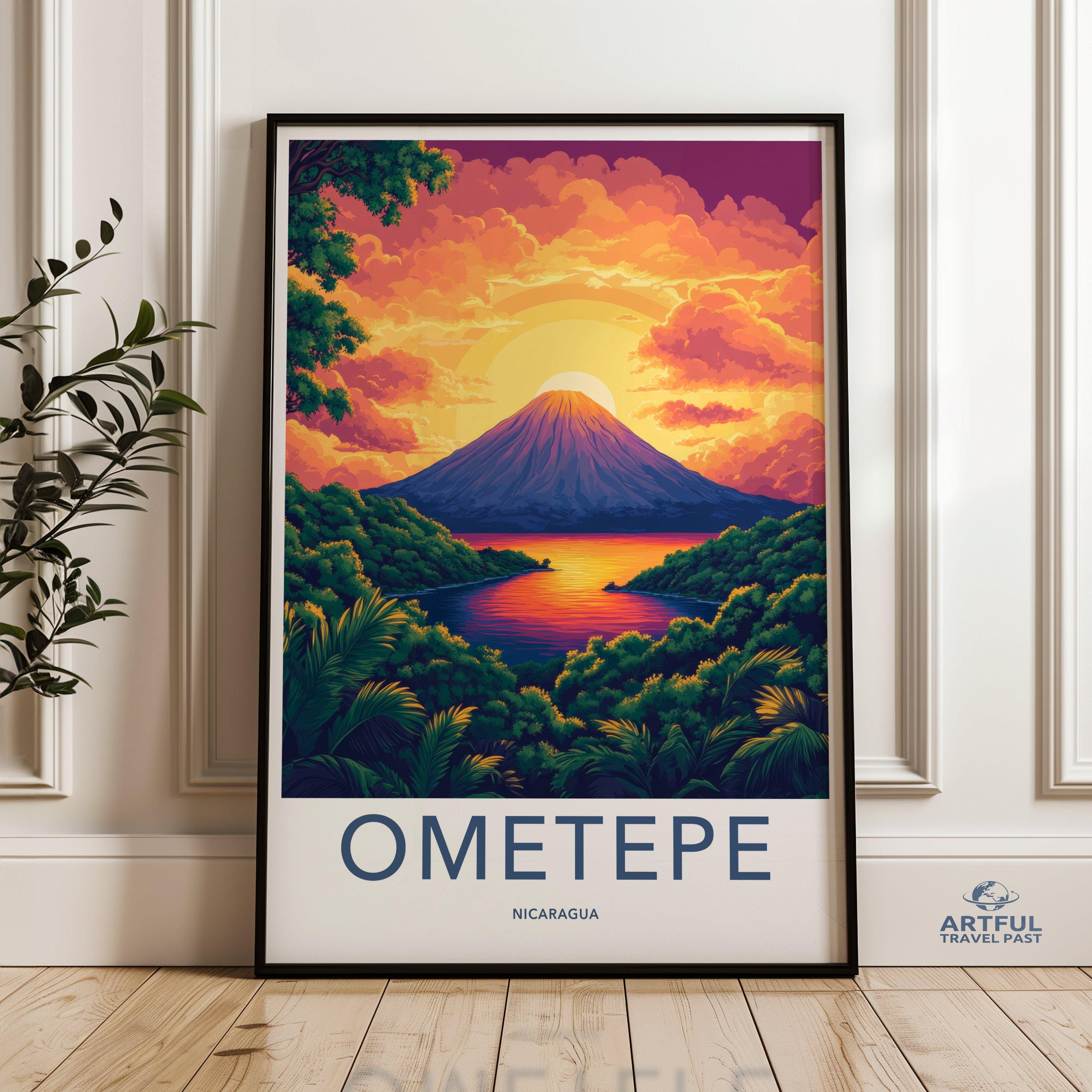 Ometepe Poster - Nicaragua Wall Art