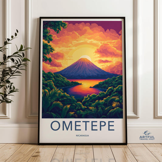 Ometepe Poster - Nicaragua Wall Art