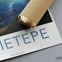 Ometepe Poster | Nicaragua Wall Art