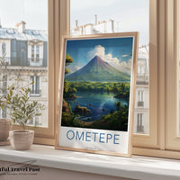 Ometepe Poster | Nicaragua Wall Art