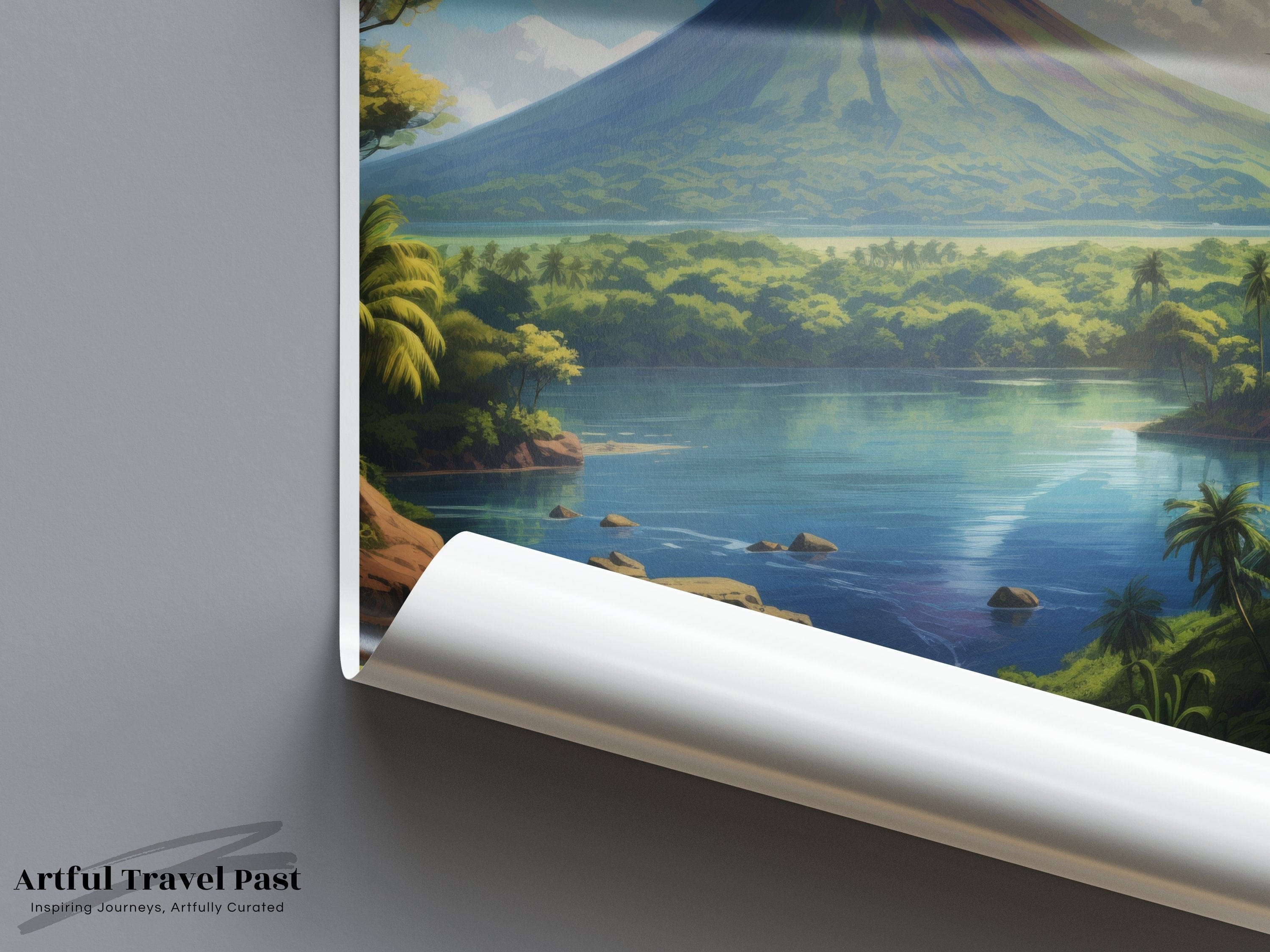 Ometepe Poster | Nicaragua Wall Art