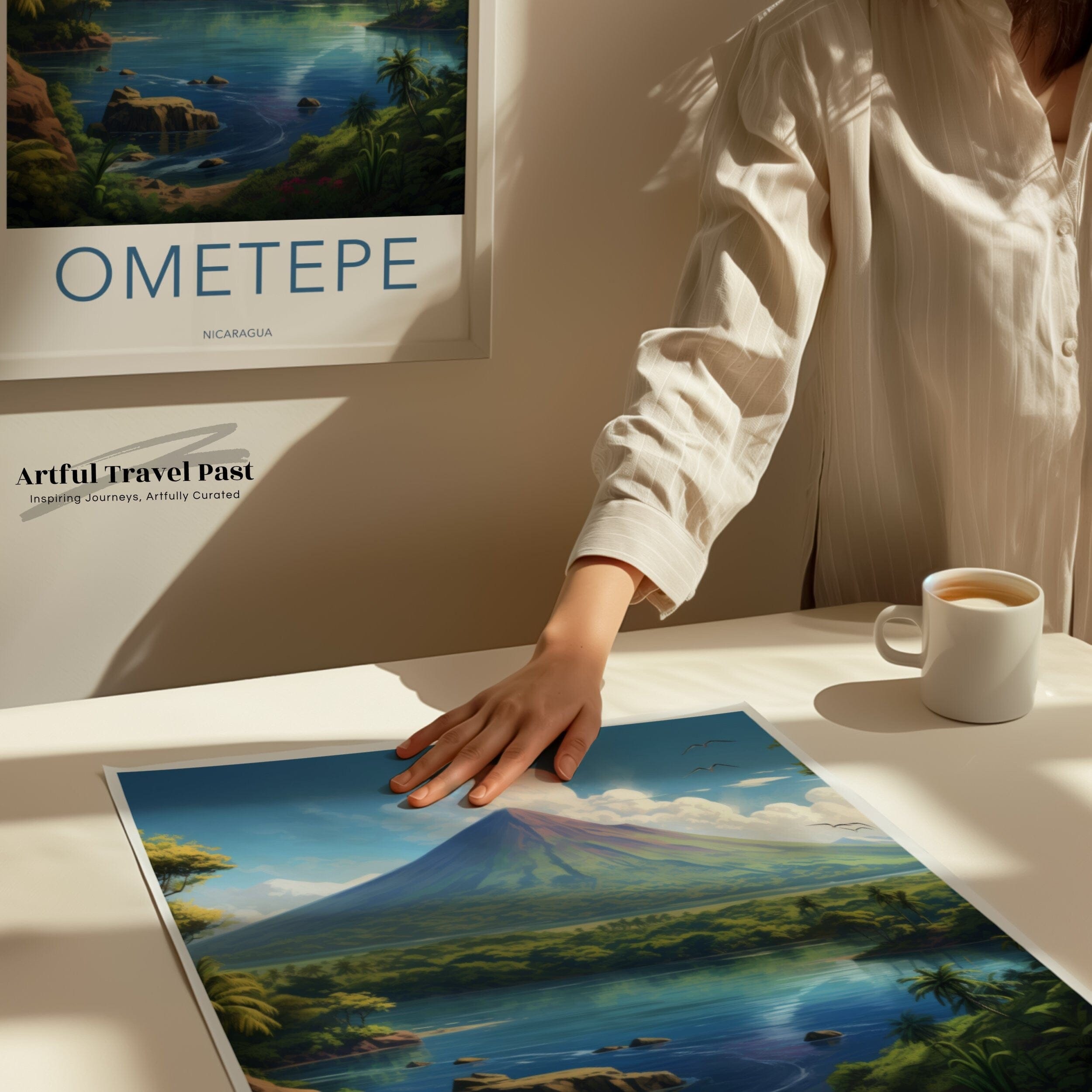 Ometepe Poster | Nicaragua Wall Art