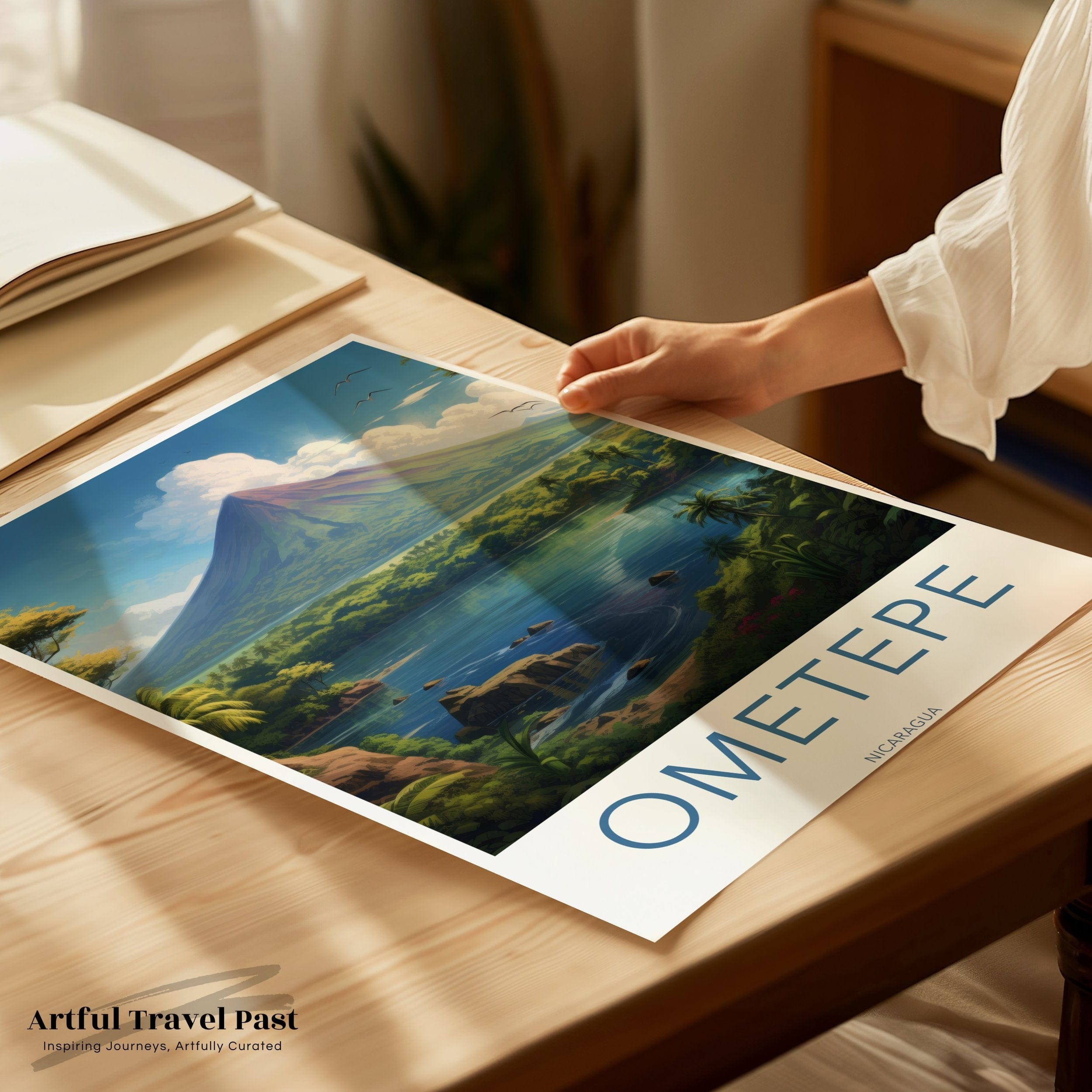 Ometepe Poster | Nicaragua Wall Art