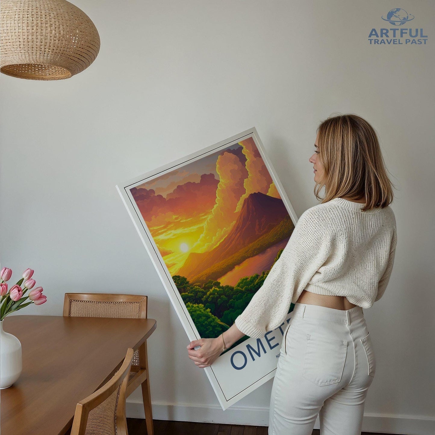 Ometepe Poster | Nicaragua Wall Art | Central America Decor