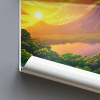 Ometepe Poster | Nicaragua Wall Art | Central America Decor