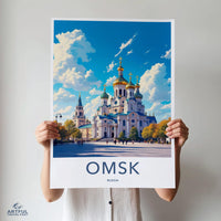 Omsk Poster - Russia Wall Art